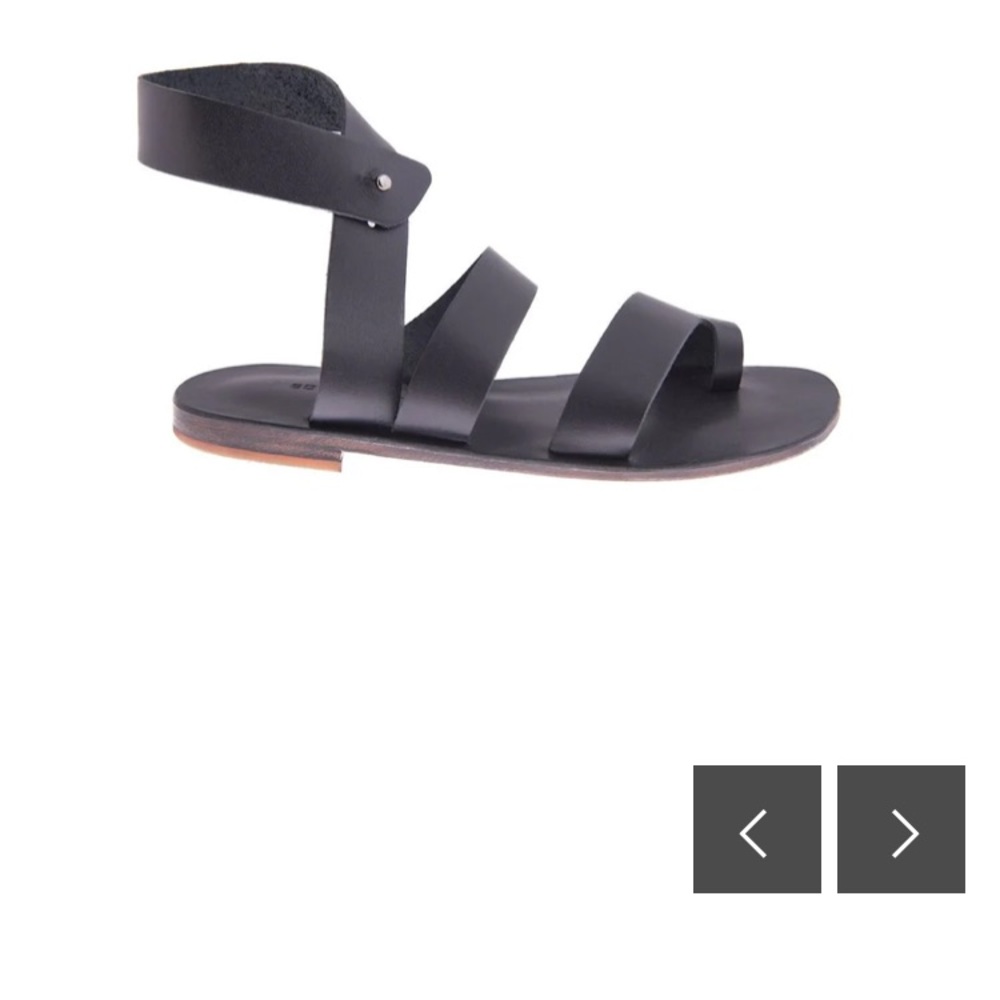 Bougainvilleas Turkbuku Black Sandals
